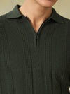 Olive Green Old Money Concept T-Shirt