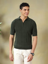 Olive Green Old Money Concept T-Shirt